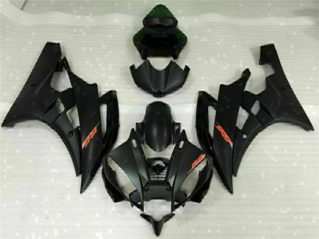2006-2007 Black Yamaha YZF R6 Replacement Fairings Canada 2006-2007 Black Yamaha YZF R6 Replacement Fairings Canada