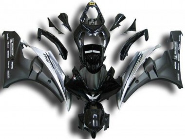 2006-2007 Black White Yamaha YZF R6 Replacement Fairings Canada