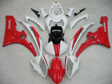 2006-2007 White Red Michelin Yamaha YZF R6 Motorcylce Fairings Canada