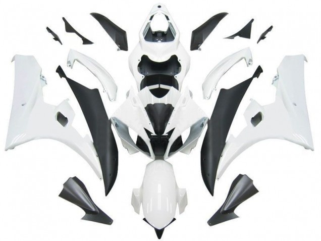 2006-2007 White Black Yamaha YZF R6 Motorcycle Fairings Canada 2006-2007 White Black Yamaha YZF R6 Motorcycle Fairings Canada