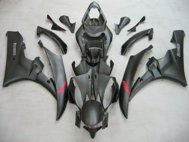 2006-2007 Matte Black Yamaha YZF R6 Motorcycle Fairing Kits & Bodywork Canada