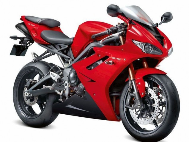 2006-2008 Red Black Triumph Daytona 675 Triple Motorcycle Fairings Canada 2006-2008 Red Black Triumph Daytona 675 Triple Motorcycle Fairings Canada