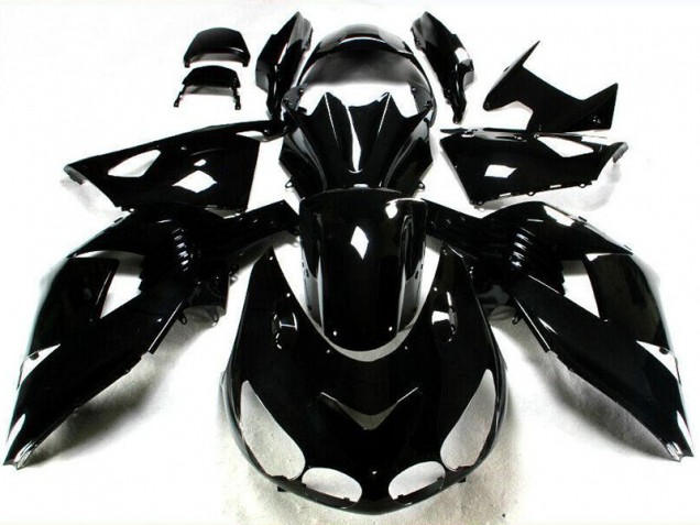 2006-2011 Glossy Black Kawasaki ZX14R ZZR1400 Motorbike Fairing Canada 2006-2011 Glossy Black Kawasaki ZX14R ZZR1400 Motorbike Fairing Canada
