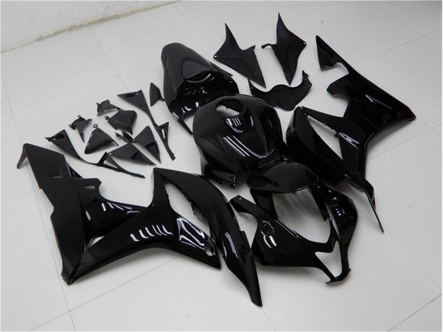 2007-2008 Glossy Black Honda CBR600RR Bike Fairings Canada