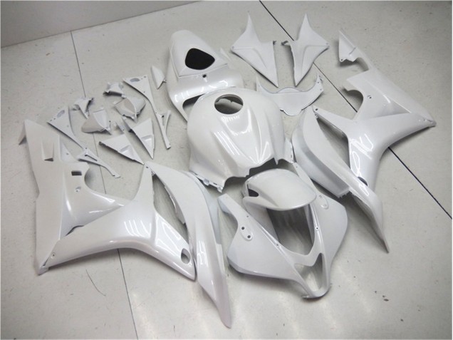 2007-2008 Pearl White Honda CBR600RR Motorbike Fairing Canada