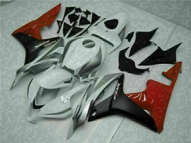2007-2008 White Black Red Honda CBR600RR Bike Fairings Canada