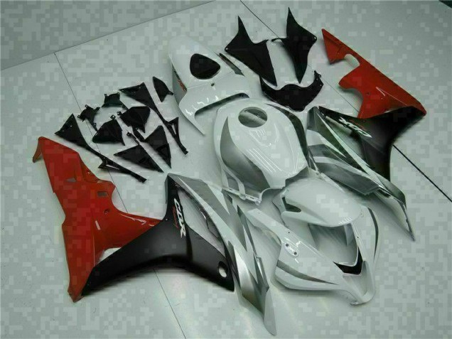 2007-2008 White Black Red Honda CBR600RR Bike Fairings Canada