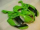2007-2008 Green Black Dunlop Kawasaki ZX6R Motorbike Fairing Kits Canada