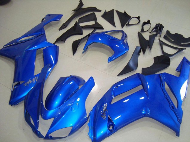 2007-2008 Blue Kawasaki ZX6R Motorcycle Fairings Kit Canada 2007-2008 Blue Kawasaki ZX6R Motorcycle Fairings Kit Canada