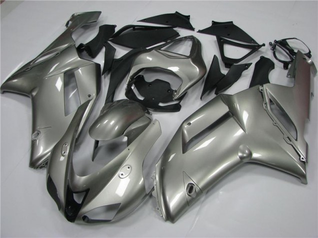 2007-2008 Grey Kawasaki ZX6R Moto Fairings Canada