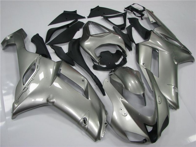 2007-2008 Grey Kawasaki ZX6R Moto Fairings Canada
