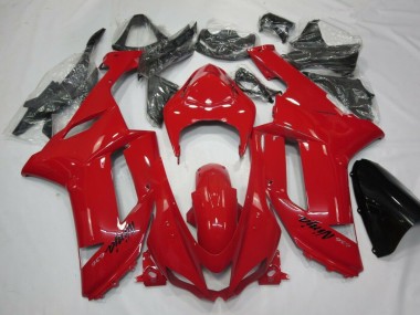 2007-2008 Red Kawasaki ZX6R Motor Fairings Canada