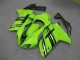 2007-2008 Green Black Kawasaki ZX6R Motorcycle Fairings Kit Canada