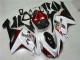 2007-2008 White Black Red Kawasaki ZX6R Motorbike Fairings Canada