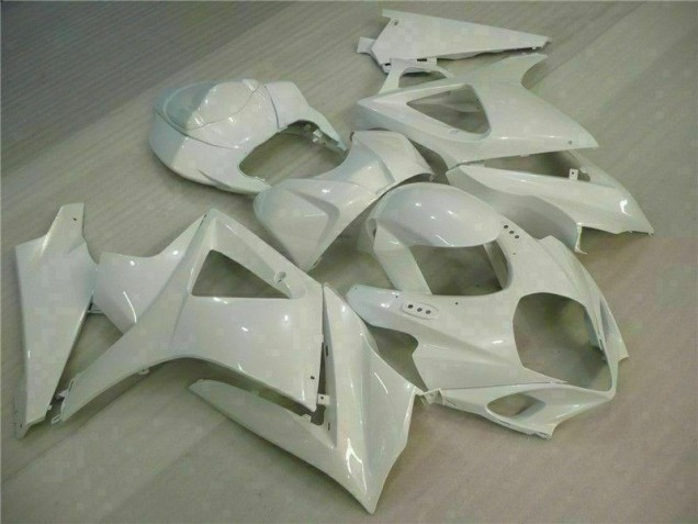 2007-2008 White Suzuki GSXR 1000 K7 Motorcycle Fairing Canada
