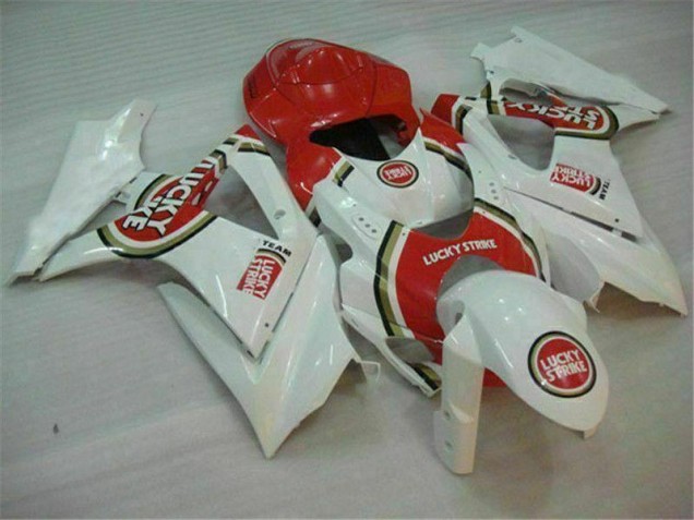 2007-2008 Red White Suzuki GSXR 1000 K7 Motor Bike Fairings Canada