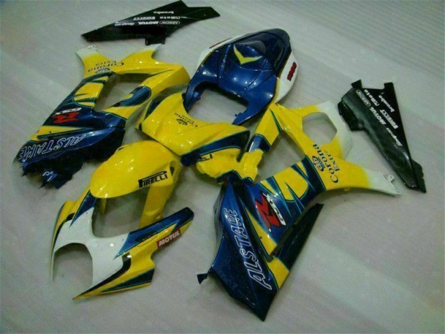 2007-2008 Yellow Suzuki GSXR 1000 K7 Motorbike Fairing Kits Canada