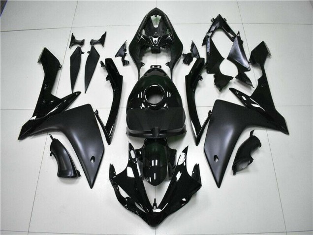 2007-2008 Glossy Matte Black Yamaha YZF R1 Motorcycle Bodywork Canada 2007-2008 Glossy Matte Black Yamaha YZF R1 Motorcycle Bodywork Canada