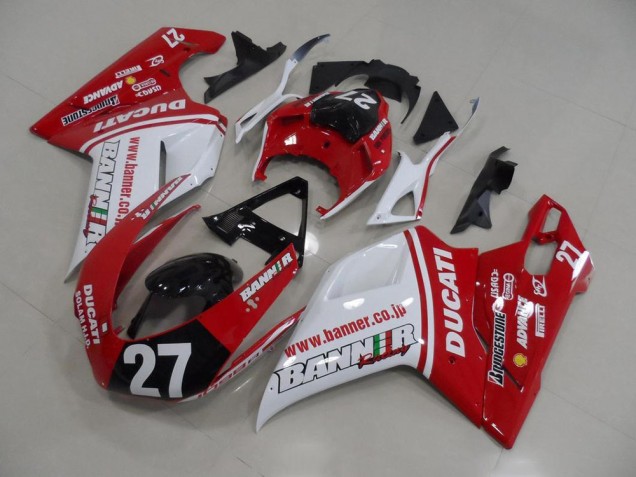 2007-2014 Banner 27 Ducati 848 1098 1198 Motorcycle Fairings Kits Canada 2007-2014 Banner 27 Ducati 848 1098 1198 Motorcycle Fairings Kits Canada
