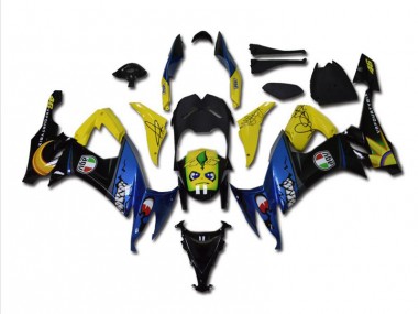 2008-2010 Blue Shark Kawasaki ZX10R Bike Fairings Canada