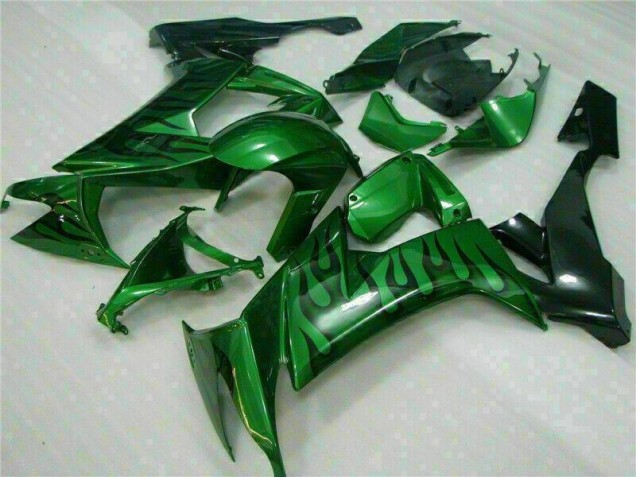 2008-2010 Green Flame Kawasaki ZX10R Bike Fairings Canada