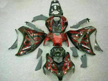 2008-2011 Red Flame Honda CBR1000RR Motorbike Fairing Canada