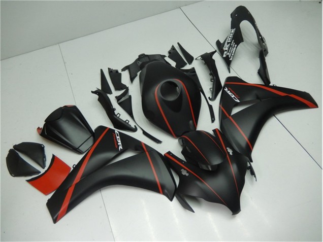 2008-2011 Matte Black Red Honda CBR1000RR Motorcycle Fairing Canada