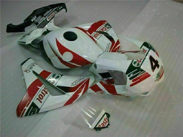 2008-2011 White Castrol 4 Honda CBR1000RR Motorcycle Fairing Canada