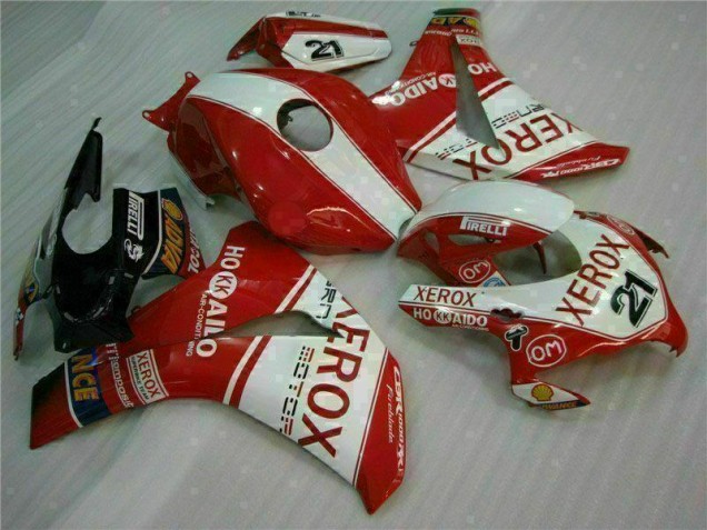 2008-2011 Red Xerox 21 Honda CBR1000RR Motorcycle Fairings Kit Canada