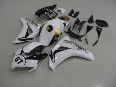 2008-2011 White and Black 87 Honda CBR1000RR Bike Fairings Canada