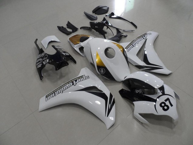 2008-2011 Black and White and Gold Honda CBR1000RR Bike Fairings Canada 2008-2011 Black and White and Gold Honda CBR1000RR Bike Fairings Canada