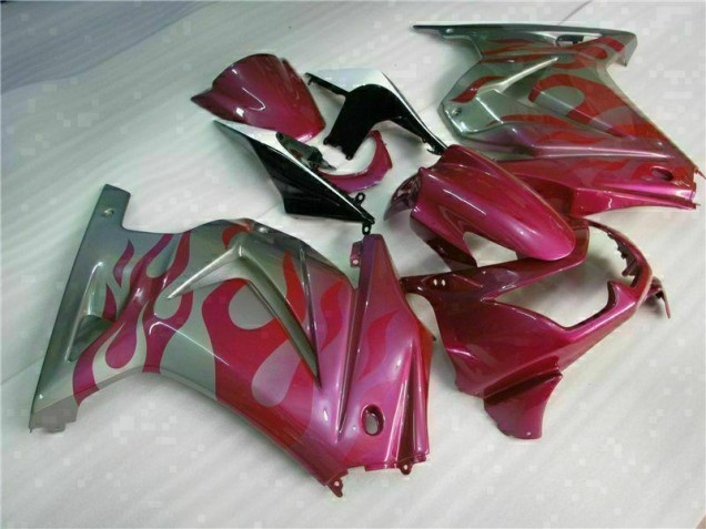2008-2012 Purple Red Kawasaki EX250 Replacement Motorcycle Fairings Canada 2008-2012 Purple Red Kawasaki EX250 Replacement Motorcycle Fairings Canada