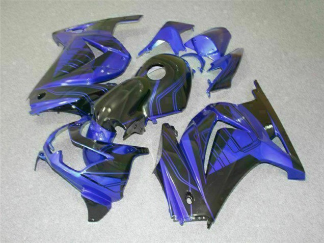2008-2012 Black Blue Kawasaki EX250 Bike Fairing Kit Canada 2008-2012 Black Blue Kawasaki EX250 Bike Fairing Kit Canada