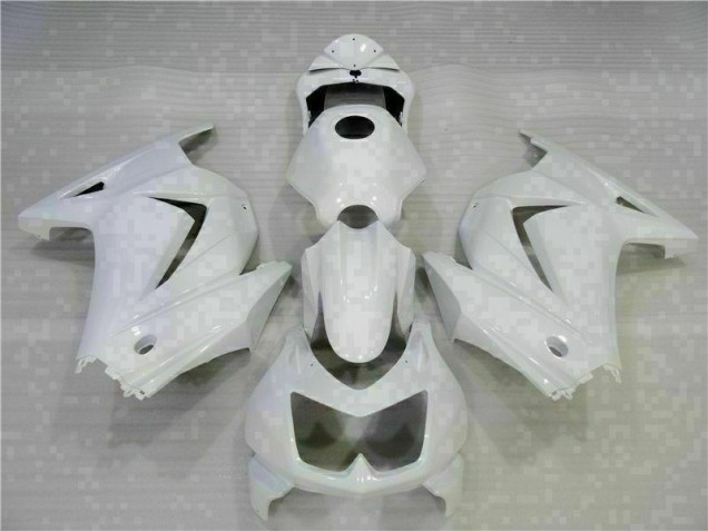 2008-2012 White Kawasaki EX250 Motorcycle Replacement Fairings Canada
