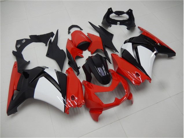 2008-2012 Red Black White Kawasaki EX250 Motorcycle Fairings Canada 2008-2012 Red Black White Kawasaki EX250 Motorcycle Fairings Canada