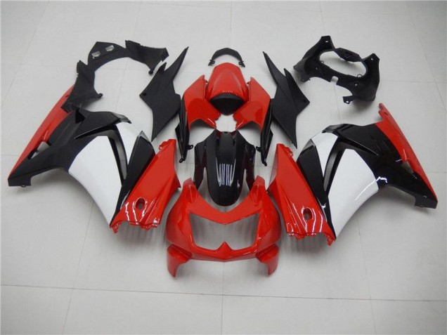 2008-2012 Red Black White Kawasaki EX250 Motorcycle Fairings Canada 2008-2012 Red Black White Kawasaki EX250 Motorcycle Fairings Canada
