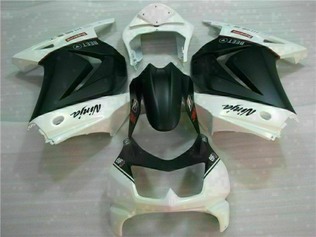 2008-2012 White Black Ninja 3M Kawasaki EX250 Motorcycle Fairings Canada 2008-2012 White Black Ninja 3M Kawasaki EX250 Motorcycle Fairings Canada