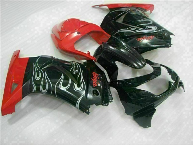 2008-2012 Black Red Ninja Kawasaki EX250 Motorcycle Fairing Canada 2008-2012 Black Red Ninja Kawasaki EX250 Motorcycle Fairing Canada
