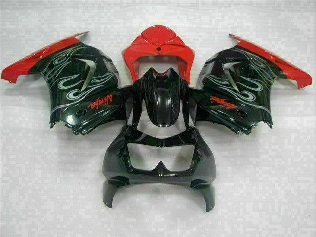 2008-2012 Black Red Ninja Kawasaki EX250 Motorcycle Fairing Canada 2008-2012 Black Red Ninja Kawasaki EX250 Motorcycle Fairing Canada