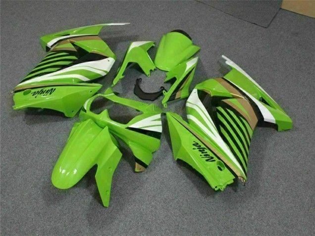 2008-2012 Green White Black Ninja Kawasaki EX250 Replacement Motorcycle Fairings Canada