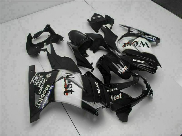 2008-2012 Black West Kawasaki EX250 Motorcycle Fairings Kits Canada 2008-2012 Black West Kawasaki EX250 Motorcycle Fairings Kits Canada