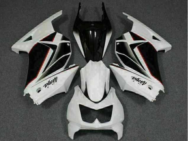 2008-2012 White Black Ninja Kawasaki EX250 Replacement Fairings Canada 2008-2012 White Black Ninja Kawasaki EX250 Replacement Fairings Canada