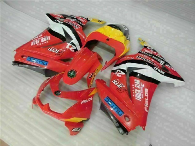 2008-2012 Red Yellow Kawasaki EX250 Motorcycle Fairing Kit Canada 2008-2012 Red Yellow Kawasaki EX250 Motorcycle Fairing Kit Canada