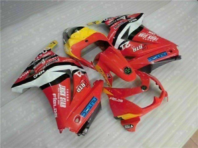 2008-2012 Red Yellow Kawasaki EX250 Motorcycle Fairing Kit Canada 2008-2012 Red Yellow Kawasaki EX250 Motorcycle Fairing Kit Canada