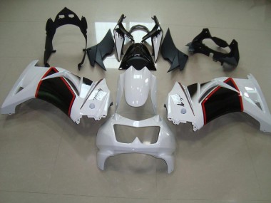 2008-2012 Pearl White Black Kawasaki ZX250R Motorcyle Fairings Canada