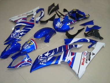2008-2016 Blue White Fiat 27 Red Wudy Yamaha YZF R6 Motorcycle Fairings Kits Canada