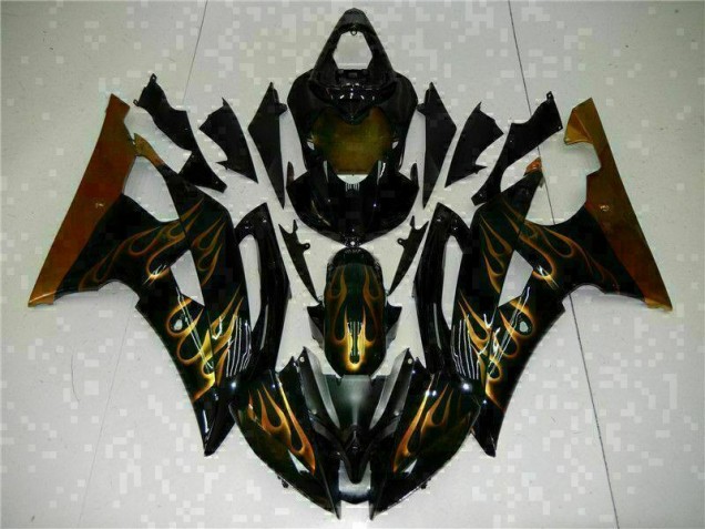 2008-2016 Black Yamaha YZF R6 Replacement Fairings Canada 2008-2016 Black Yamaha YZF R6 Replacement Fairings Canada