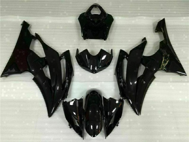 2008-2016 Glossy Black Yamaha YZF R6 Motorbike Fairings Canada 2008-2016 Glossy Black Yamaha YZF R6 Motorbike Fairings Canada