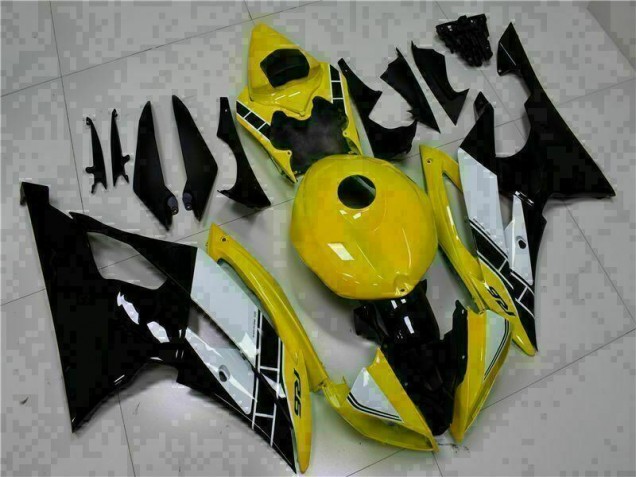 2008-2016 Yellow Black Yamaha YZF R6 Motorcycle Fairings Kits Canada 2008-2016 Yellow Black Yamaha YZF R6 Motorcycle Fairings Kits Canada
