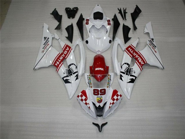 2008-2016 White Yamaha YZF R6 Motorbike Fairings Canada 2008-2016 White Yamaha YZF R6 Motorbike Fairings Canada